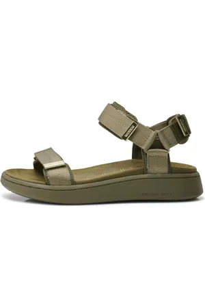 Woden Sko, Dame, Grøn, 38 EU, Moderne Komfortable Sandaler til Kvinder