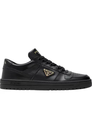 Prada Sko, Dame, Sort, 36 1/2 EU, Uld, Low Top Sneaker