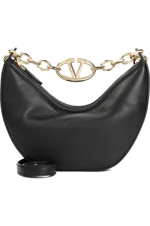 VALENTINO GARAVANI Taske, Dame, Sort, ONE SIZE, Læder, V Logo Gate Læder Top Handle Taske