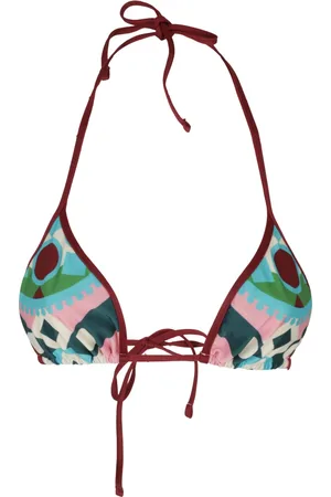 La DoubleJ Badetøj, Dame, Flerfarvet, S, Uld, Stilfuld Bikini Top