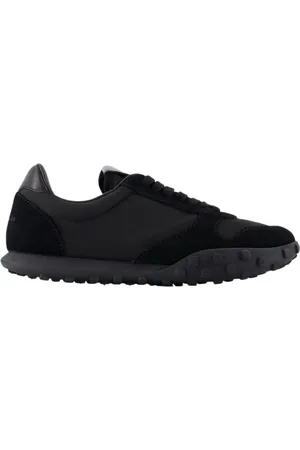 Jil Sander Sko, Herre, Sort, 45 EU, Sort Syntetiske Sneakers med Rund Tå