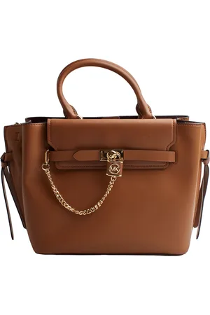 Michael Kors Taske, Dame, Brun, ONE SIZE, Legacy Satchel Taske med Kæde Vedhæng