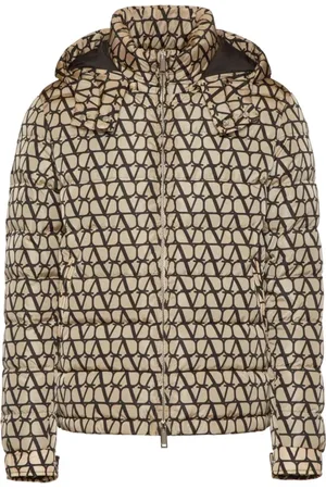 VALENTINO GARAVANI Jakke, Herre, Brun, XL, Uld, VLogo Vatteret Jakke