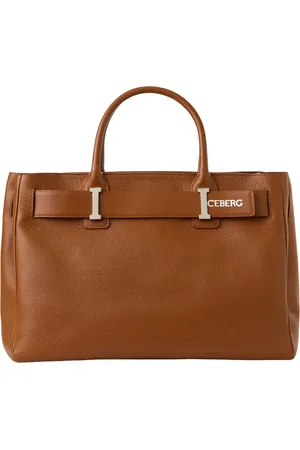 Iceberg Taske, Dame, Brun, ONE SIZE, Læder, Willer Læder Maxi Shopper Taske