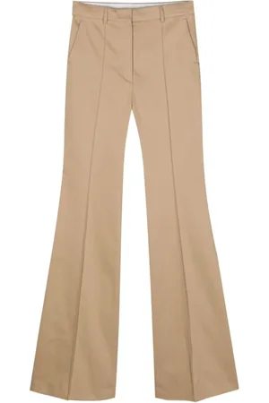 Sportmax Bukser, Dame, , 2XS, Bomuld, Wide Leg Bukser Crystal Embellishment