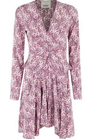 Isabel Marant Kjole, Dame, Flerfarvet, 2XS, Tyl, Kort Kjole