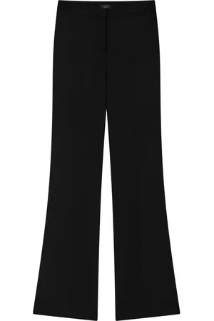 Pinko Bukser, Dame, Sort, S, Elegante Viscose Elastan Bukser