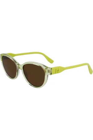 Karl Lagerfeld Tilbehør, Dame, Gul, 54 MM, Injected Solbriller