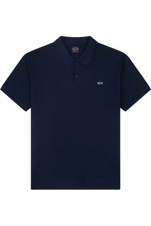 Paul & Shark Top, Herre, Blå, 2XL, Bomuld, Polo Shirt