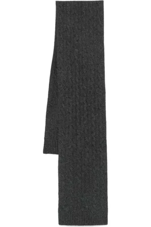 Ralph Lauren Tilbehør, Herre, Sort, ONE SIZE, Uld, Klassisk uldblandingshalstørklæde