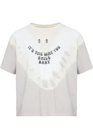 Maison Margiela Top, Herre, Grå, XL, Grå Crew Neck T-shirt