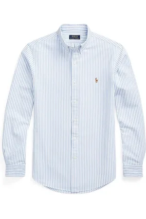 Ralph Lauren Skjorte, Herre, Blå, 2XL, Afslappet Skjorte