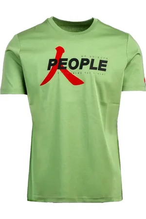 PEOPLE OF SHIBUYA Top, Herre, Grøn, XL, Ultralet grøn T-shirt