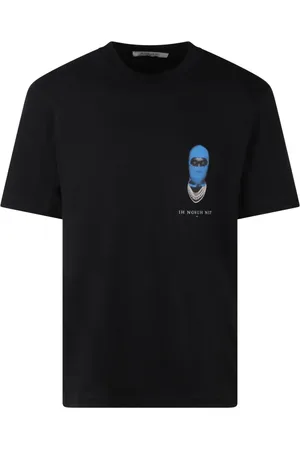 Ih Nom Uh Nit Top, Herre, Sort, S, Bomuld, Grafisk Print T-shirt med Maskedesign