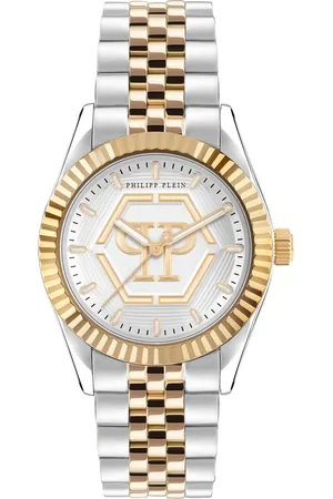Philipp Plein Tilbehør, Dame, Gul, ONE SIZE, Uld, Date Superlative Ur