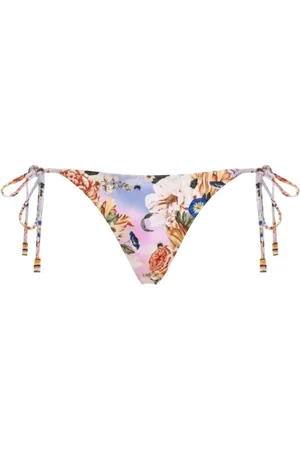 Agua by Agua Bendita Badetøj, Dame, Flerfarvet, S, Polyester, Blomstret Bikini Bund Bindeside