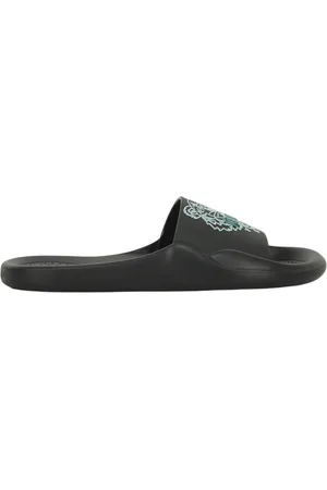 Kenzo Sko, Dame, Sort, 35 EU, Logo Detalje Gummisandaler