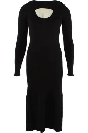 Pinko Kjole, Dame, Sort, S, Midi Kjole