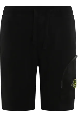 Stone Island Shorts, Herre, Sort, S, Bomuld, Casual Shorts