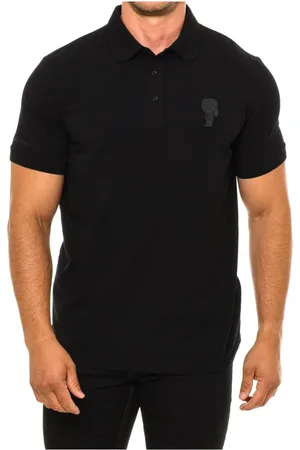 Karl Lagerfeld Top, Herre, Sort, S, Bomuld, Kortærmet poloshirt