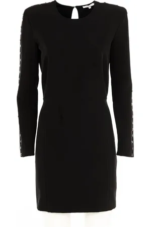 Patrizia Pepe Kjole, Dame, Sort, XS, Polyester, Kort Kjole