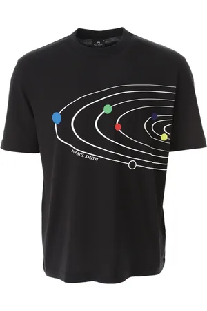 Paul Smith Top, Herre, Sort, 2XL, Bomuld, Solar System Tee