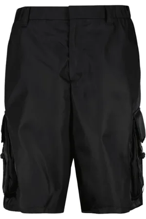 Prada Shorts, Herre, Sort, L, Nylon, Re-Nylon Cargo Shorts