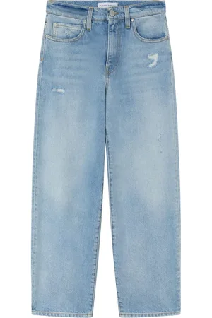 Pinko Jeans, Dame, Blå, W29, Uld, Stilfulde Bukser