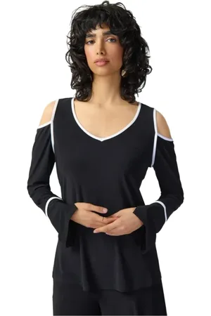 Joseph Ribkoff Top, Dame, Sort, 2XL, Langærmet top