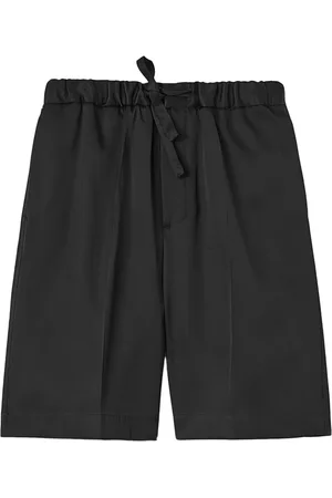 Jil Sander Shorts, Herre, Sort, S, Bomuld, Minimalistiske sorte shorts