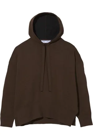 Proenza Schouler Sweathshirts & Hoodies, Dame, Brun, S, Cashmere, Cashmere-Blend Hoodie