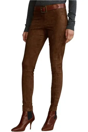 Ralph Lauren Bukser, Dame, Brun, S, Leland Skinny Pant