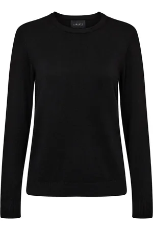 Liberté Strik, Dame, Sort, M, Tyl, Sort LS Pullover Sweater