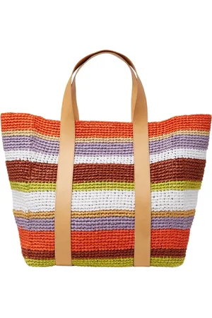 La DoubleJ Taske, Dame, , ONE SIZE, Læder, Milanese Raffia Tote Bag