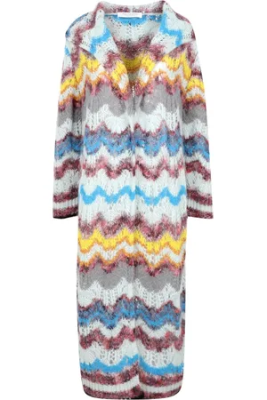 Serafini Strik, Dame, Flerfarvet, 2XS, Uld, Multifarvet Stribet Sweater