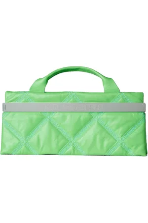 Karl Lagerfeld Taske, Dame, Grøn, ONE SIZE, Uld, Florilege Håndtaske