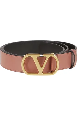 VALENTINO GARAVANI Tilbehør, Dame, Brun, 90 CM, Signature Vlogo Bælte