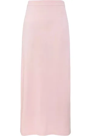 ZIMMERMANN Nederdel, Dame, Lyserød, S, Uld, Matchmaker Midi Skirt