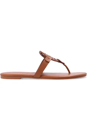 Tory Burch Sko, Dame, Brun, 41 EU, Læder, Miller lædersandaler