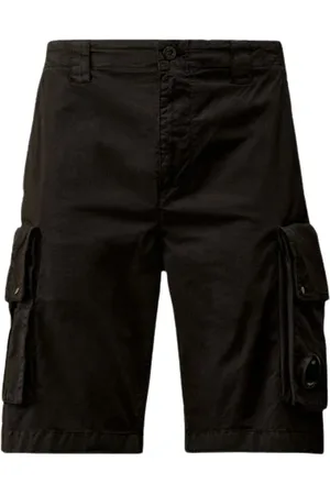 C.P. Company Shorts, Herre, Sort, S, Bomuld, Stretch Cargo Twill Bukser