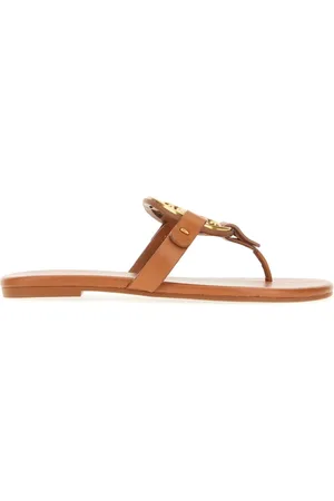 Tory Burch Sko, Dame, Brun, 36 1/2 EU, Læder, Hyggelige Hjemmesko