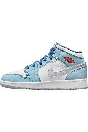 Jordan Sko, Dame, Blå, 38 1/2 EU, Uld, Air 1 Mid SE