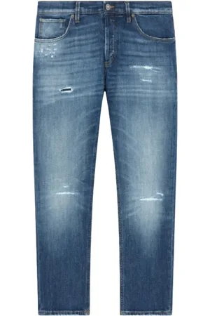 Dondup Jeans, Herre, Blå, W35, Bomuld, Brighton Bomuld Blandinger Bukser