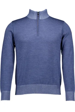 Paul & Shark Strik, Herre, Blå, 2XL, Uld, Pullover Sweater