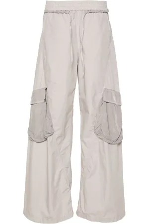 Iceberg Bukser, Dame, Hvid, M, Bomuld, Cargo Wide Leg Bukser