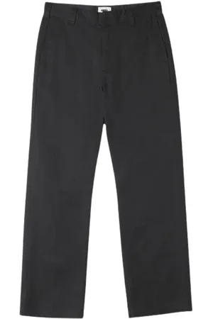 Obey Bukser, Herre, Sort, W24, Uld, Sort Daglig Bukser - Stilfuld og alsidig