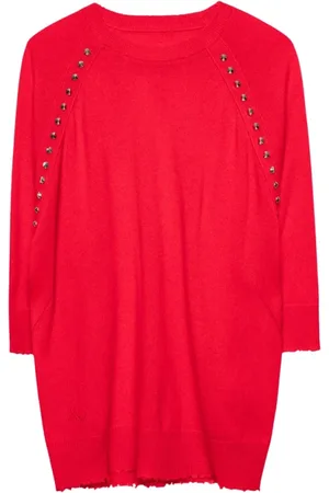 Zadig & Voltaire Strik, Dame, Rød, S, Cashmere, Fierce Cashmere Sweater