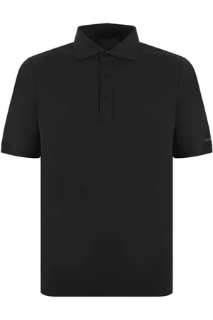 PEOPLE OF SHIBUYA Top, Herre, Sort, XL, Bomuld, Sort bomulds polo shirt