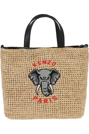 Kenzo Taske, Dame, , ONE SIZE, Uld, Raffia Tote