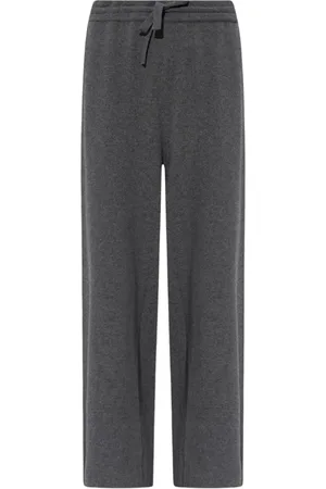 Jil Sander Bukser, Dame, Grå, S, Cashmere, Wide Bukser